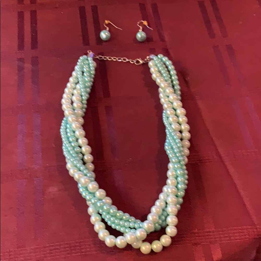 Teal jewelry